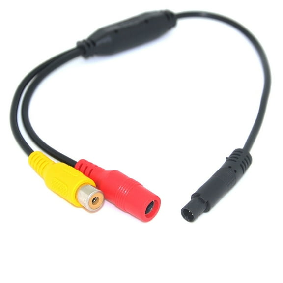 Car Video Cable RCA-4PIN For Car Rear View Backup Camera Connect Car Monitor DVD