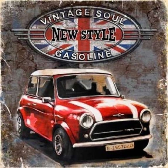 Car Vintage Soul Poster Print by Bresso Sola