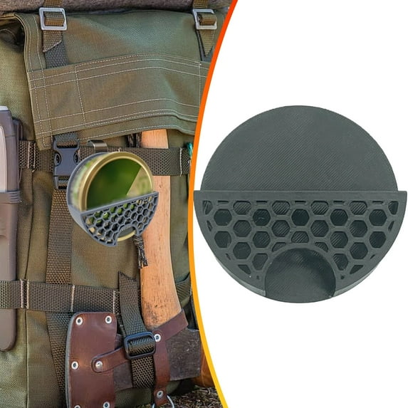 Car Visor Clip Holder for ZYN, Dip Can Holder for Car Visor, Cars Sunvisor Bracket, Space Saving Auto Interior Accessory, Non-Slip Storage Holster Clip, Great Gift for Pouch Users