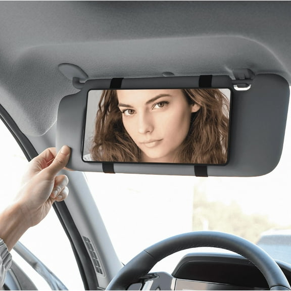 Car Visor Makeup Mirror, 24.512cm Slim Automotive Vanity Mirror for Interior Grooming