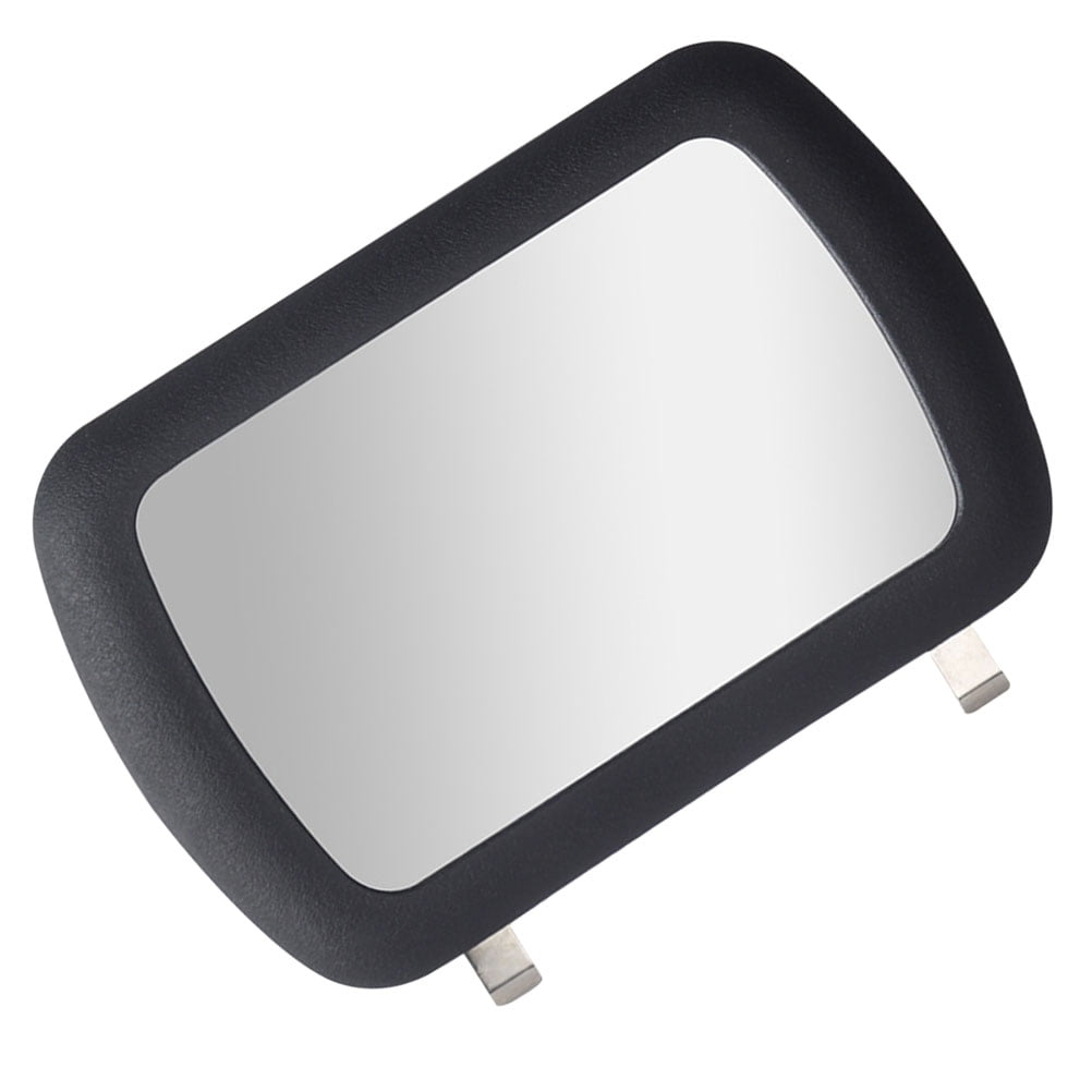Moioee Car Sun Visor Mirror Stainless Steel Seatback Makeup Mirror Auto Self-Adhesive Cosmetic Mirrors Travel Vanity Rearview Mirror Universal Car Visor Vanity Mirror Rechargeable with 3 Light Modes \u0026 60 LEDs