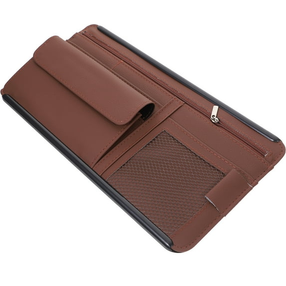 Car Visor Organizer Auto Sun Visor Storage Pocket Organizer for Cards License