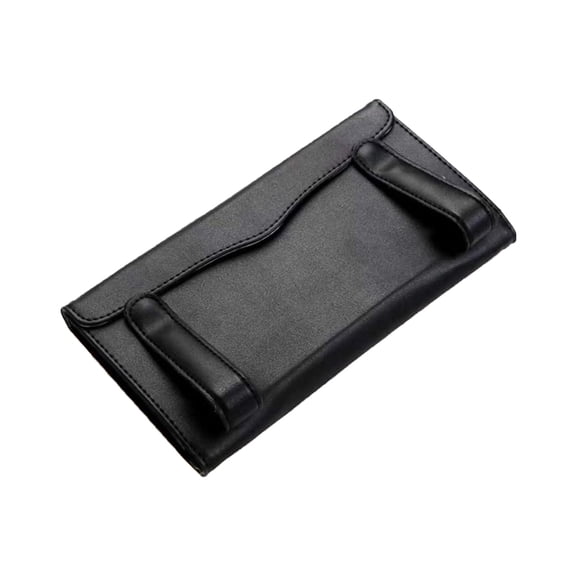 Car Visor and Seat Back Tissue Box, High Quality Pu Leather Car Tissue Holder with Strong Metal Clip, Resists Spills Easy To Clean Easy To Install Enhances Interior Grade for All