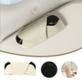 thumbnail image 1 of Car Visor Sunglasses Case | Leather Storage Organizer with Magnetic Closure | Universal Fit for All Vehicles | Holds All Glasses & Sunglasses | Includes 1 Case, 1 of 6
