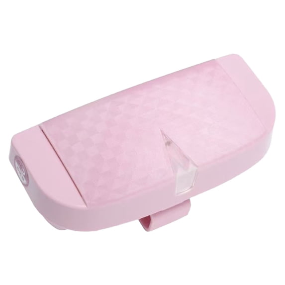 Car Visor Sunglasses Holder, Eyeglasses Storage Organizer, Hard Sunglasses Clip Case Auto Glasses Holder, Clips On Visor (Pink)