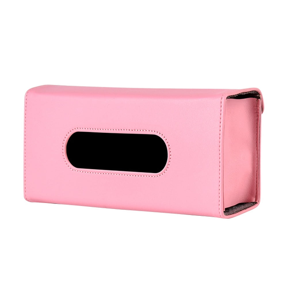 Car Visor Tissue Box Fashion Leather Hanging Napkin Organizer Seat Car ...