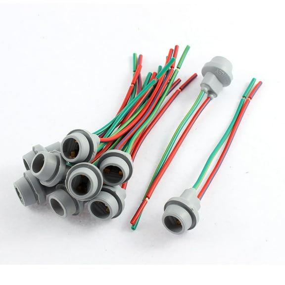 Car W5W T10 194 168 Light Socket Lamp Holder Wire Harness Connector 10 Pcs