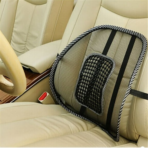 Car Waist Support Cushion, Breathable Ice Silk Material, Ergonomic Back Pain Relief, Comfortable and Cool Lumbar Support for Home, Office, and Car