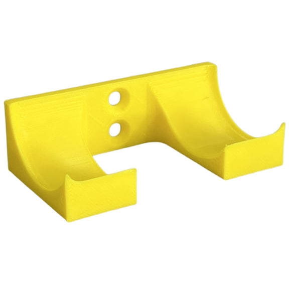 Car Wall Mount, 2.9×1.6×0.9 inch Model Vehicle Wall Rack, Collectible Car Display Rack for Enthusiasts, Display Cars by Wheels on Wall, Wall Bracket for Lego Speed of Champions with a Base, Yellow