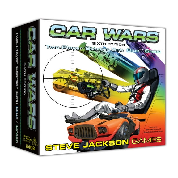 Car Wars (Sixth Edition) Two-Player Starter Set: Blue/Green