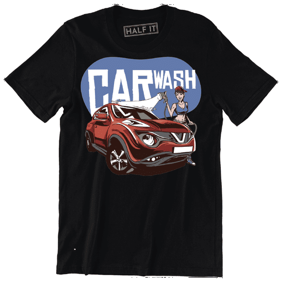 Car Wash Beautiful Girl Funny Washing Car Lover Men's T-Shirt