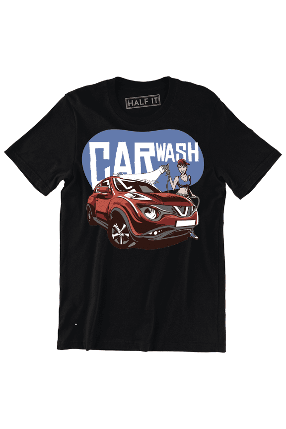 Car Wash Beautiful Girl Funny Washing Car Lover Men's T-Shirt