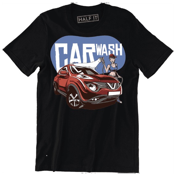 Car Wash Beautiful Girl Funny Washing Car Lover Men's T-Shirt