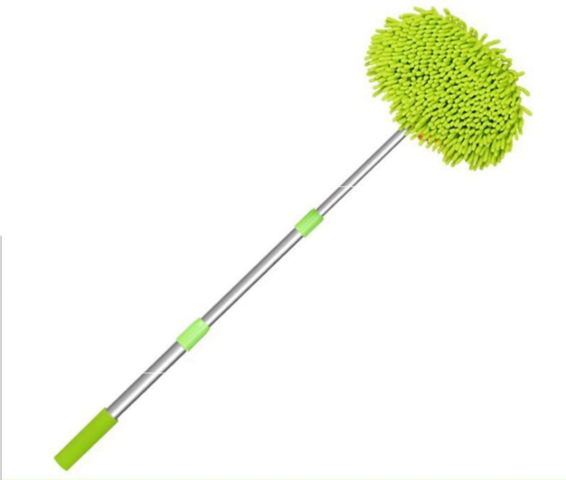 Car Wash Brush Car Wash Brush with Telescopic Handle 115CM Car Wash Mop Long Handle Multifunctional Car Cleaning Brush for Car, RV, Truck, Window