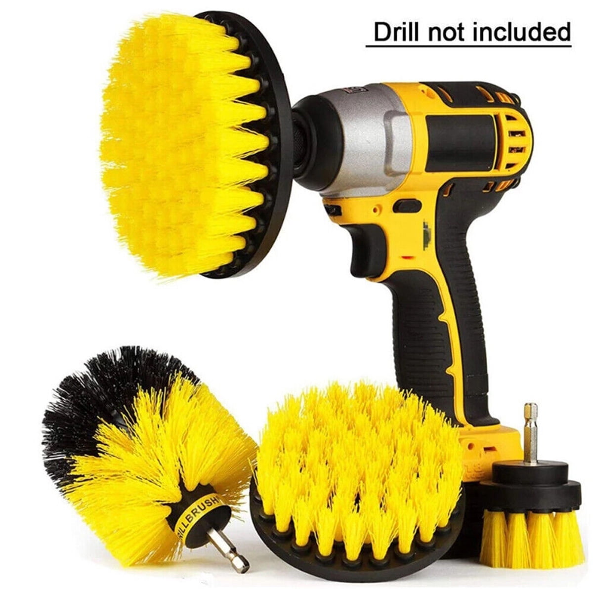 Car Wash Brush Hard Bristle Drill Auto Detailing Cleaning Tools Nylon