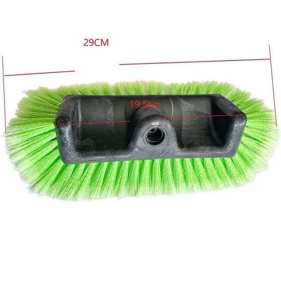 Car Wash Brush Head For Detailing Washing Vehicles Boats Rvs Atvs Off-Road Autos Super Soft Bristles For Scratch Resista