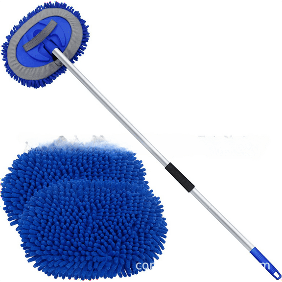 Car Wash Brush Mop Cleaning Tool with Long Handle Cleaning Kit for Car WashDetailsTrucks, SUVs, RVs, Trailers, Boats