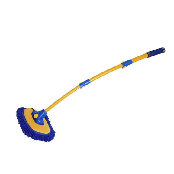 Car Wash Brush Mop, Long Handle Extendable Wet and Cleaning Brush for RV