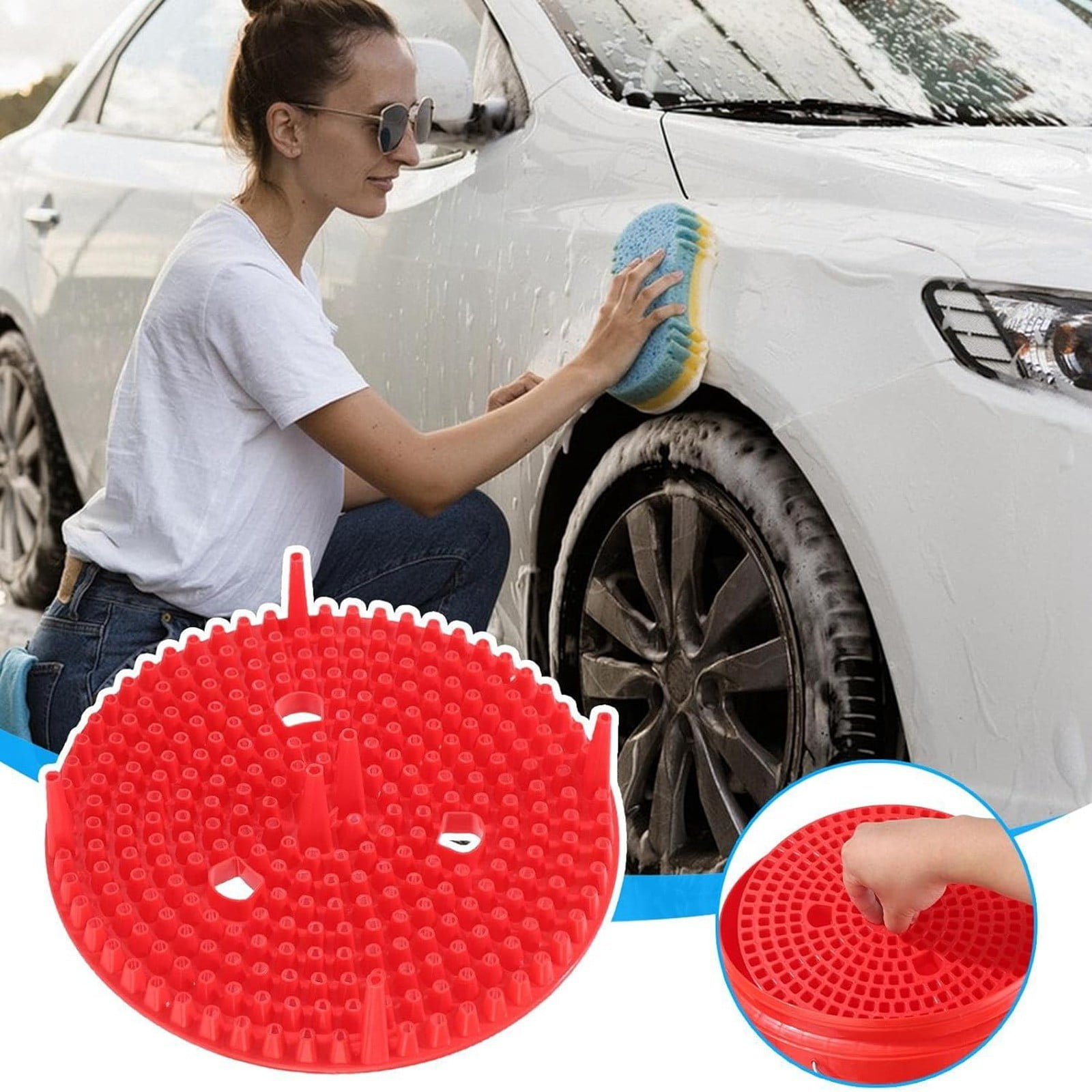 Car Wash Bucket Dirt Filter Car Wash Bucket Insert Car Wash Sand Car