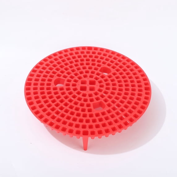 Car Wash Bucket Insert Dirt Trap Filter Plastic Sediment Separator Screen for Auto Detailing Washing Accessories, Red