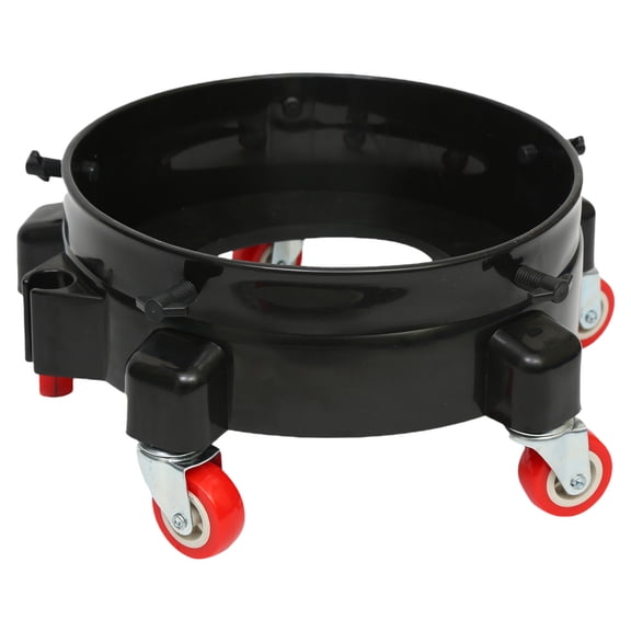 Car Wash Bucket Roller with Wheels Versatile Car Wash Bucket Trolley ABS for easy Movement & Tool Accessibility