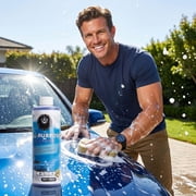 Car Wash Concentrate No-Rinse Formula, 17 Oz Scratch-Free Wash Wax Cleaner, High Gloss Shine Self-Cleaning Agent, Presoak Solution for All Vehicles