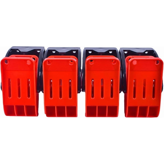 Car Wash Floor Mat Clamps 4 Pack,Swivel Large Anti-Slip Stainless Steel Spring Clamps Wall-Mounted Powerful Cleaning Clip for Heavy Duty Mat