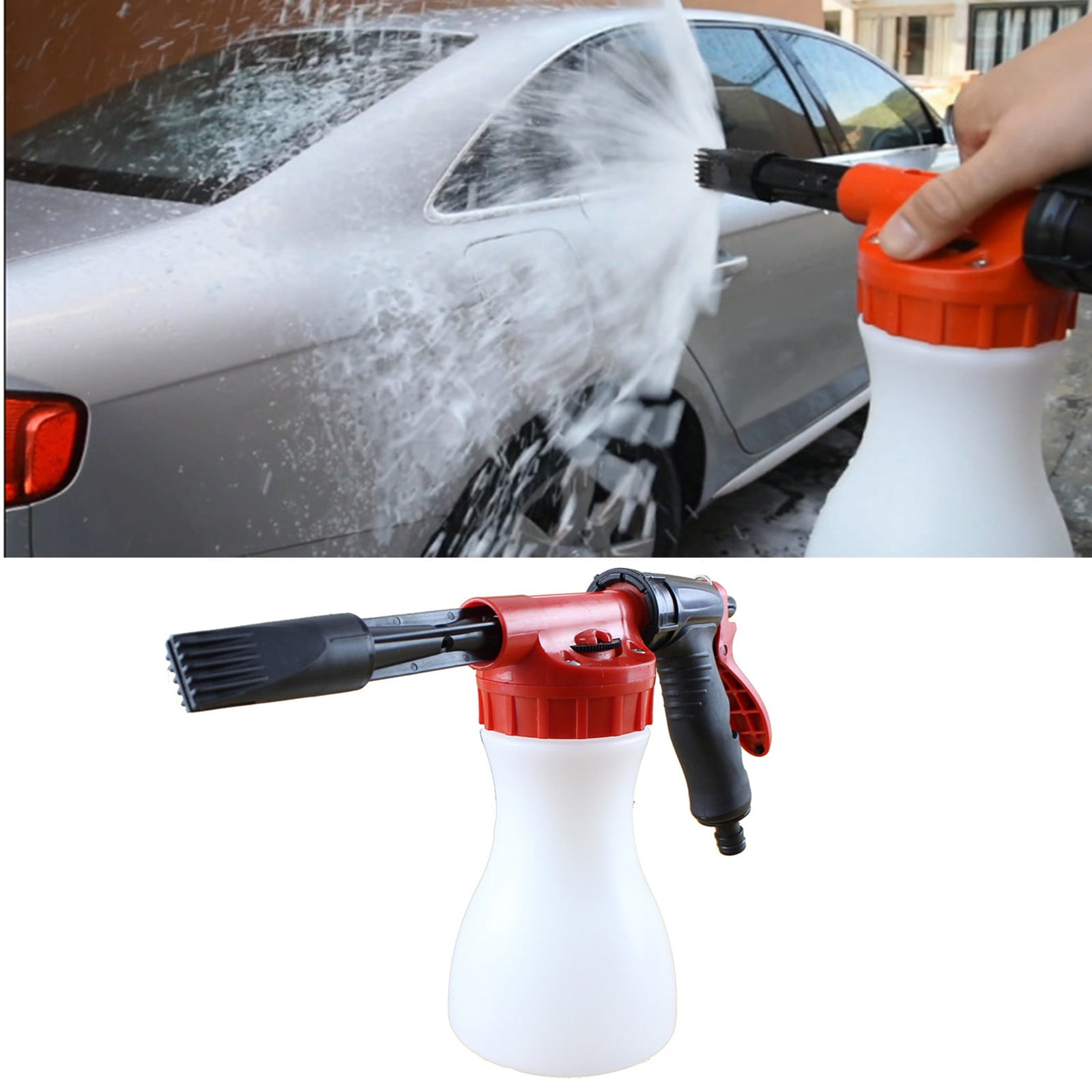 0L Car Wash Pump Manual Foaming Sprayer High Pressure Spraying for Home,  Lawn, Garden, Car Detailing and More Easy Operation Durable 