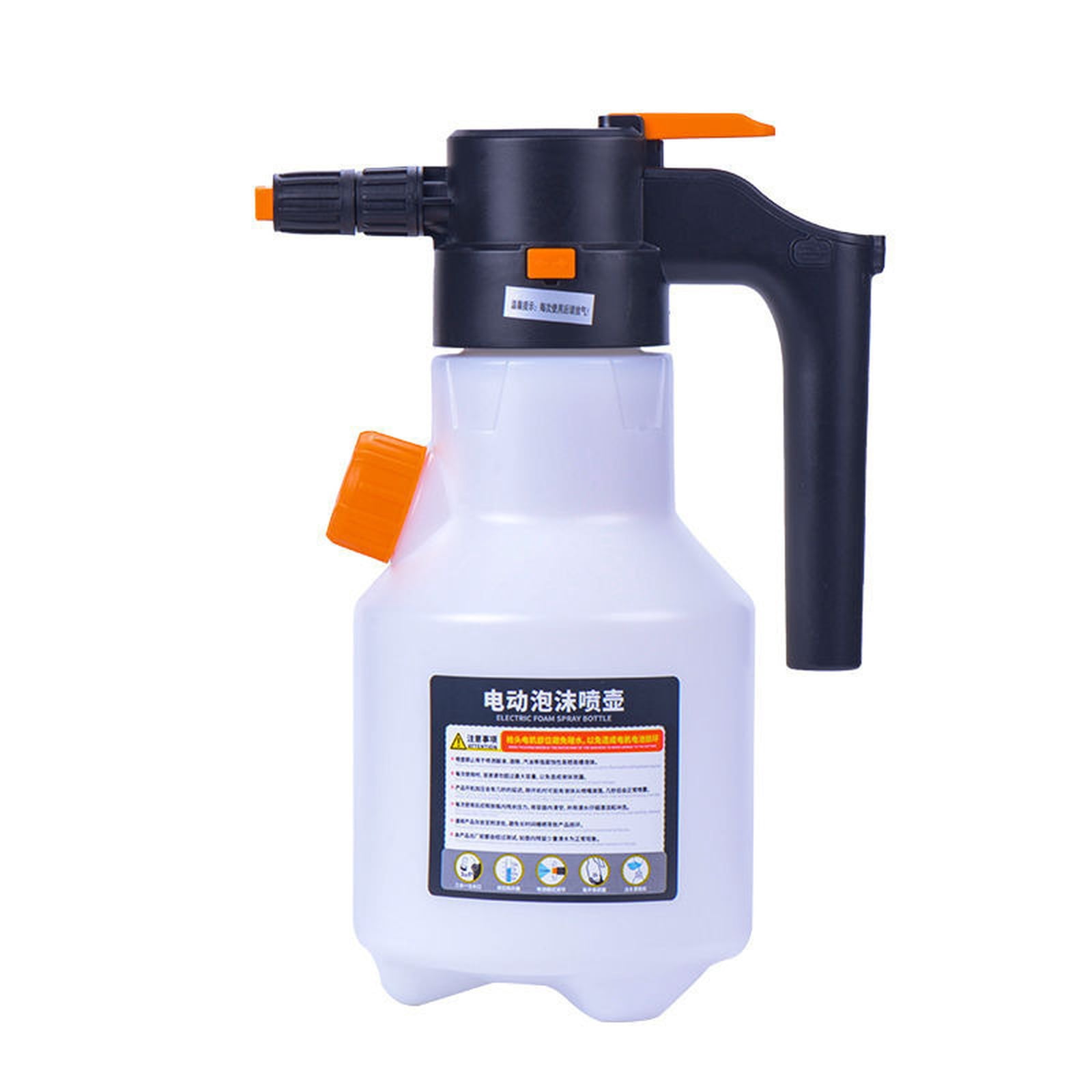 Car Wash Foam Sprayer, Electric Foam Sprayer, Pressure Bottle, Pressure Nozzle, Car Wash Foam Cannon, Outdoor Vehicle, Black Handle, 1 Pc