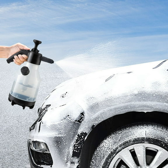 Car Wash Foam Sprayer, Manual Air Pressure Sprayer for Car and Home Use, High-Pressure Foam Sprayer with Adjustable Nozzle for Effective Cleaning of Vehicles and Surfaces
