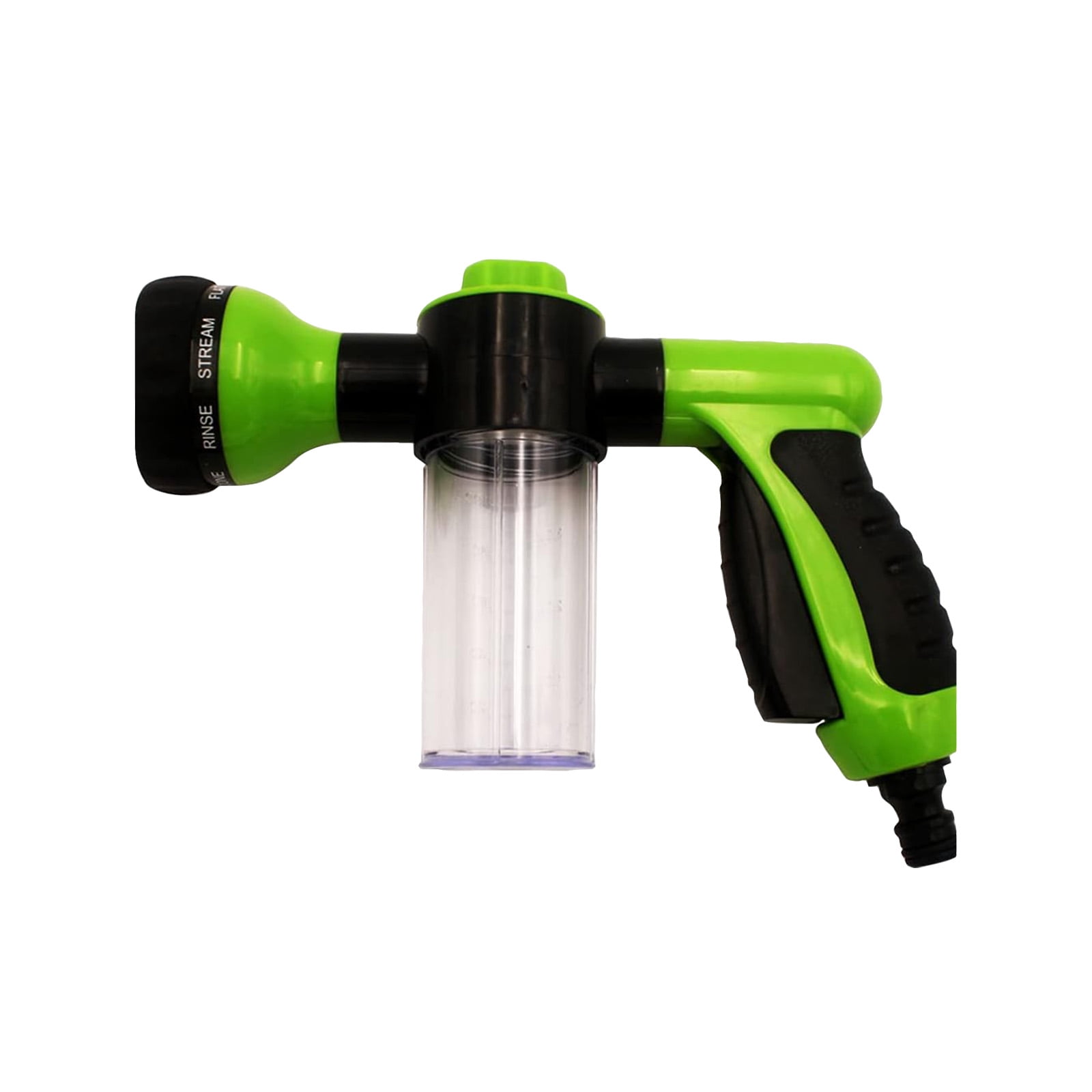 Car Wash Foam Sprayer, Single Nozzle Design, High Pressure Water Garden Hose Spray Nozzle With 8 Adjustable Watering Patterns, Soap Foam Sprayer With Bubble Cleaning Blaster For