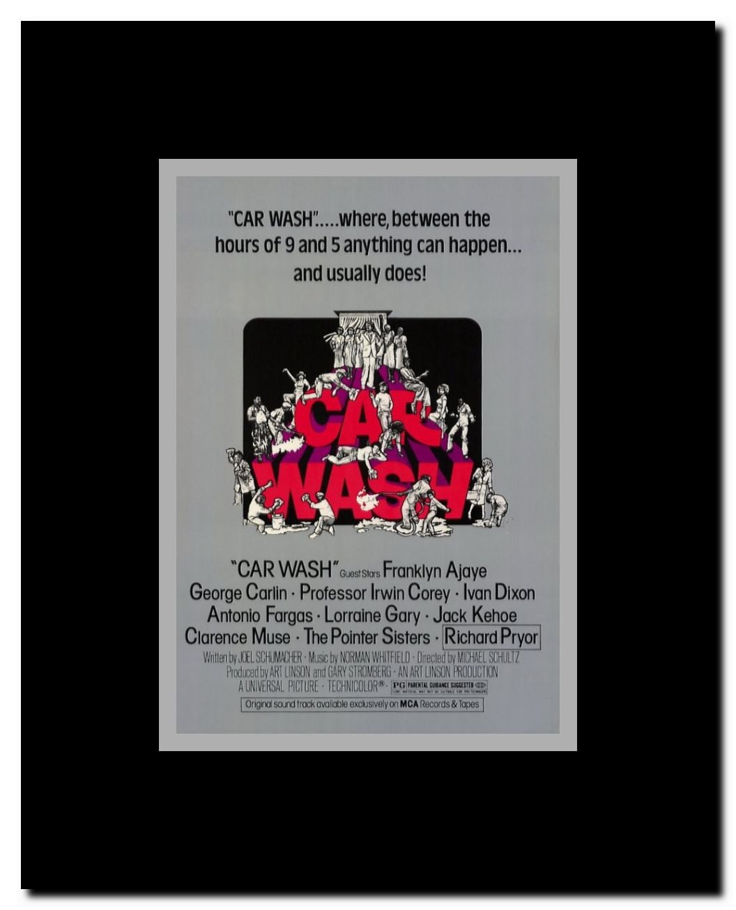 Car Wash Framed Movie Poster