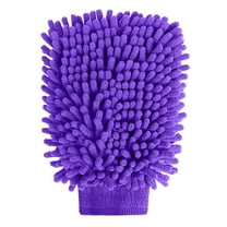 Car Wash Mitt Microfiber, Car Wash Brush, Scratch Free Lint-Free, Premium Chenille Microfiber Wash Mitt Car Wash Brush