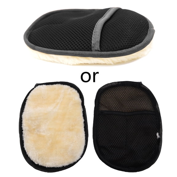 Car Wash Mitt Microfiber Gloves Thick Car Cleaning Mitt Wax Detailing Brush Auto Care Golves Towel