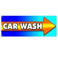 thumbnail image 1 of Car Wash Right 13 oz Vinyl Banner With Metal Grommets, 1 of 4