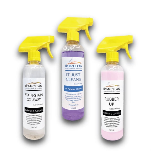 Car Wash Set - Inner Beauty - Stain Away, Rubber Up, Just Cleans