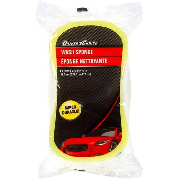 Car Wash Sponge 4 Pack , Auto Detailing Supplies, Car Wash Mitt, Sponges for Dishes, Tile, Bike, Boat, Easy Grip Sponge for Kitchen, Bathroom, Household Cleaning