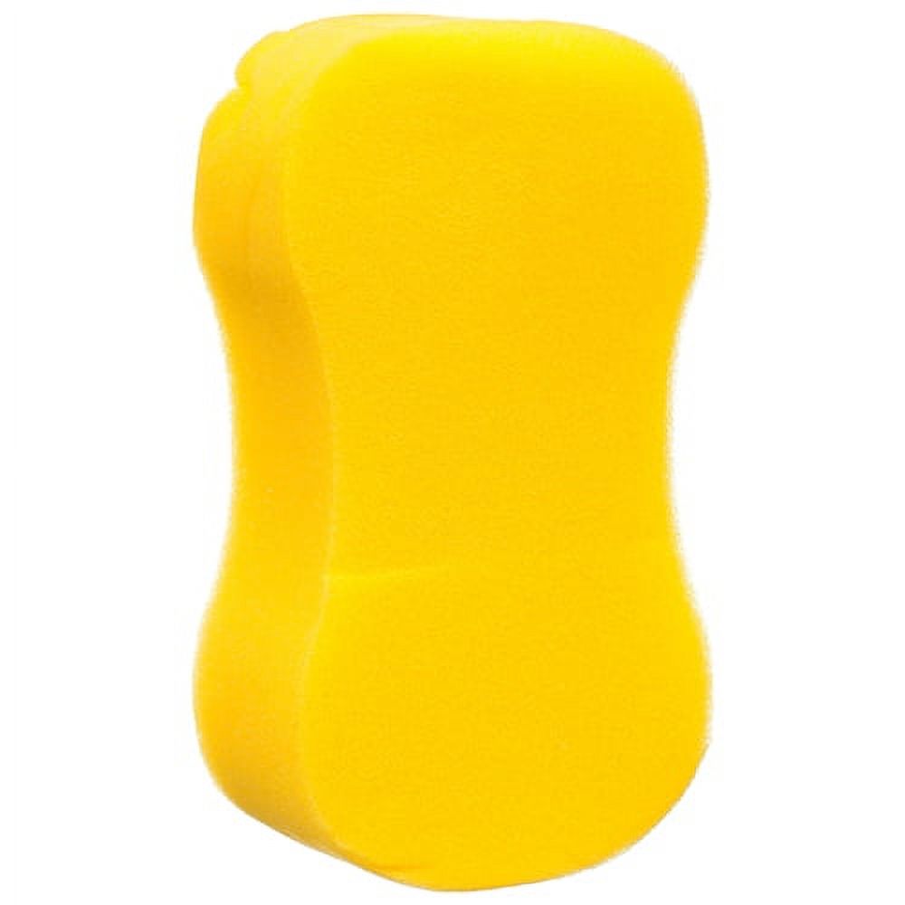 Car Wash Sponge Auto Windshield Soft Perforated Yellow Washing Sponge Pad