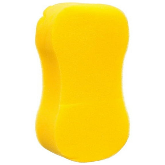 Car Wash Sponge Auto Windshield Soft Perforated Yellow Washing Sponge Pad