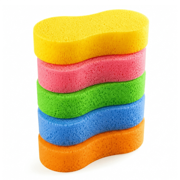 Car Wash Sponges 5 Pack, Extra Thick Large Cleaning Sponges, Soft Absorbent Non Scratch Foam Sponge for Washing Cars, Boat, Bike, Kitchen, Bathroom, Shower & Household Cleaning