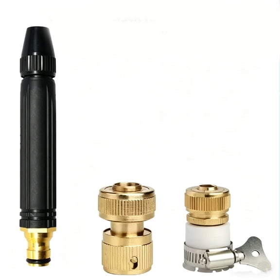 Car Wash Spray Nozzle Set Water Hose Gun Adjustable Pressure Jet Home Cleaning