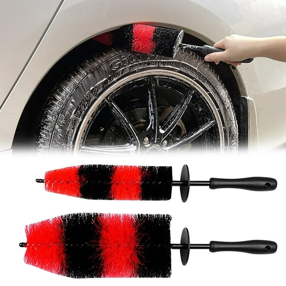 Car Wash Tire Brush,Wheel Hub Cleaning Brush,Heavy Duty Tire Cleaning Tool,Soft Bristle Car Wash Brush,Automotive Cleaning Supplies,Tire Detailing Brush,Vehicle Cleaning Tool,Car Wash Accessories