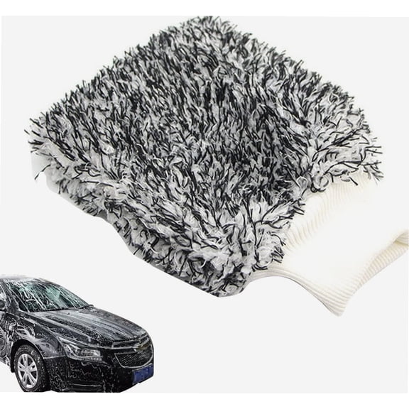 Car Washing Gloves | Double-Sided Scratch Free Microfiber Washing Gloves | Microfiber Washing Gloves, Holds Tons of Sudsy Water for Effective Washing, Machine Jmedic
