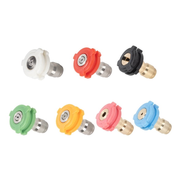 Car Washing Machine 1/4 Nozzle High Pressure Nozzle Fan-Shaped Quick Fittings