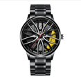 thumbnail image 1 of Car Watches For Men,Waterproof Stainless Steel Quartz Wrist Watch Sports Men’s Watches With Car Wheel Rim Hub Design Cheap Stuff Under 5 Dollar, 1 of 6