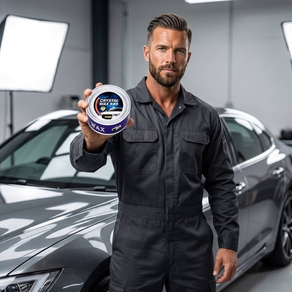 Car Wax Coating Solid Car Wax High-Gloss Crystal Protection Paint Surface Restoration Long-Lasting Maintenance Wax Easy Application Auto Care