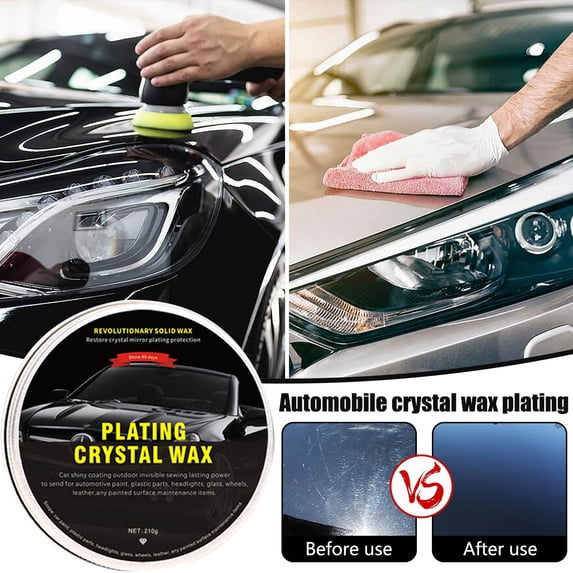 Car Wax High Gloss Shine,Long Lasting Paint Protection, Superior Hydrophobic Water Repelling Properties, Natural Wax for Minor Scratch Repair and UV Protection, Safe for All Vehicles