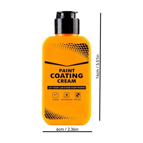 Car Wax Scratch Repair - Mirror Finish Paint Sealant For White And Black Cars - 120ml 1 Pack