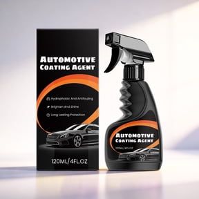 Car Wax Spray and Ceramic Coating for Cars, Quick Effect Coating Agent for Car, Maximum Gloss & Shine, Extremely Hydrophobic, Safe for Glass, Wheels,Trim and More 120ml