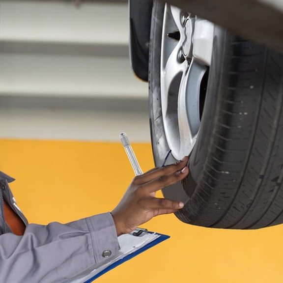 Car Wheel Alignment Pin Set Plated Silver for Accurate Tire Installation and Stability
